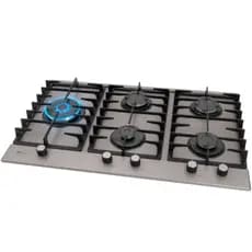 Cooktop Gás Fischer 5 Bocas Tripla Chama Platinium Prime Biv Prime Bivolt
