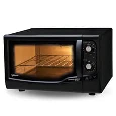 Forno Elétrico Fischer Gourmet Grill 44L Preto 220V - Porta de Vidro Duplo e Timer com Aviso Sonoro