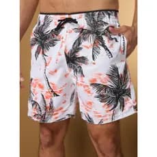 Bermudas Masculinas  Shorts Seca Rápido  Surf Estampada Praia Tactel  Adulto Shorts Coqueiro