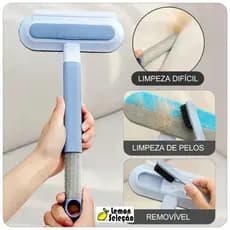 Escova Tira Remove Pelos de Animais Multifuncional Estimação Limpeza Prática