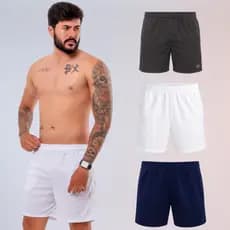 Short Dry Fit Masculino Academia Treino Tecido Respirável Cross Fitness