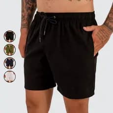 Bermuda Linho Mauricinho Masculino Bolso Verdugo Ajustável