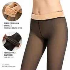 🔥 Calça Térmica Translúcida com Alta Elasticidade | Uso Interno, Sem Volume!