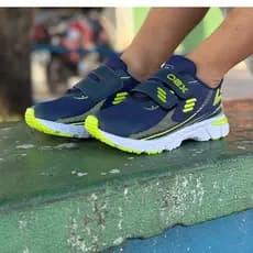 Tênis Com Velcro Calce Fácil Menino Masculino Fácil Para Calçar Confortavel Macio Leve Colegial Escolar Infantil