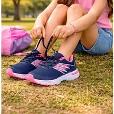 Tênis Calce Fácil Menina Feminino Fácil Para Calçar Confortavel Macio Leve Colegial Escolar Infantil