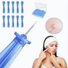 50 Pçs Removedor De Cravo Descartável Agulhas De Acne Ferramenta Remoção E Limpeza Facial Aço Inoxidável