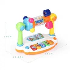 Brinquedos De piano Para Bebês e Crianças , Teclado musical Giratório , Som Leve