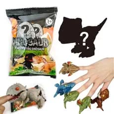2 Saquinho Surpresa 2Pack Dinossauro Mordedor De Dedo Figura Modelo De Brinquedos  Tiranossauro Rex