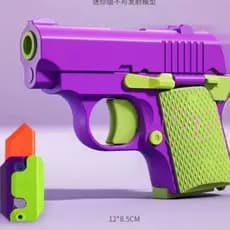 Kit Pistolinha De Brinquedo E Faca Anti Estresse Brinquedo de Menino Fidget Toy Gravidade Divertida