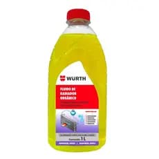 Aditivo para Radiador Orgânico Amarelo Pronto para Uso 1 Litro - Wurth