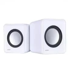 Caixa Caixinha De Som Usb P2 Computador Notebook Branco VS-01