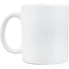 CANECA DE PORCELANA BRANCA PARA SUBLIMAÇÃO 325 ML