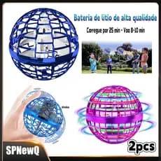 Brinquedo Bola 2Pcs Voadora LED Bola Voadora Mágica de Indução Inteligente UFO para Brinquedos Infantis