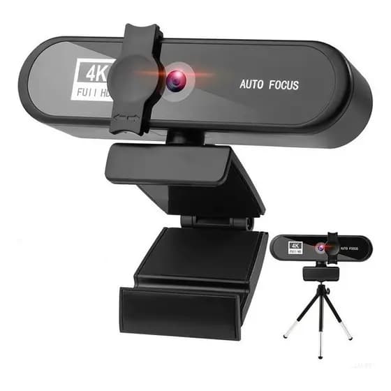 4k Webcam Câmera Para Computador Notebook Com Suporte