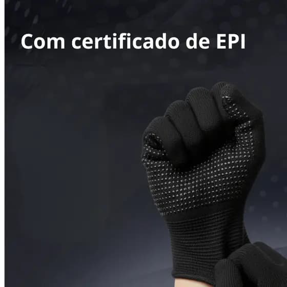Luva jardim Epi certificado c/ proteção extra em silicone