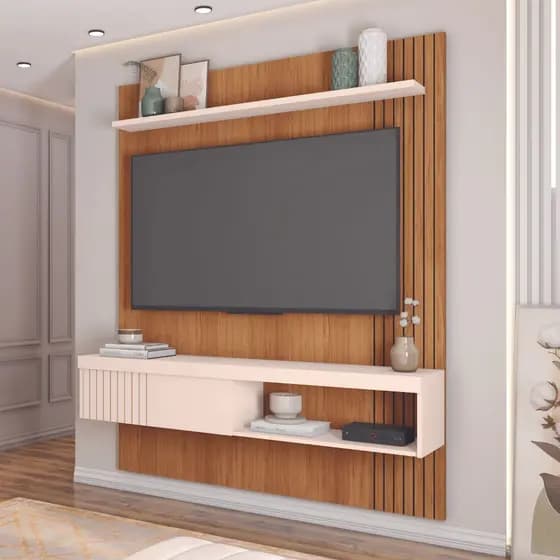 Painel Para TV Até 55 Polegadas Esmeralda Caemmun 1,50