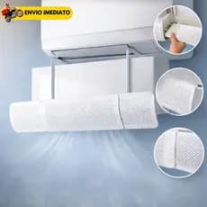 Defletor de Ar Condicionado Ajustável Universal Direcionador de Vento Split Anti Vento Direto Protetor de Ar 56 a 96cm