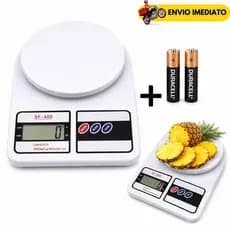 Balança de Cozinha Digital 10kg Alta Precisão Com Tara Profissional Receitas Dieta Fitness Portátil Nutrição Confeitaria