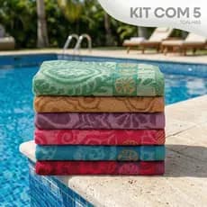 Toalhas de Banho Estampada Grande 140x70cm Piscina Felpuda Macia - Sortidas | Verão Praia