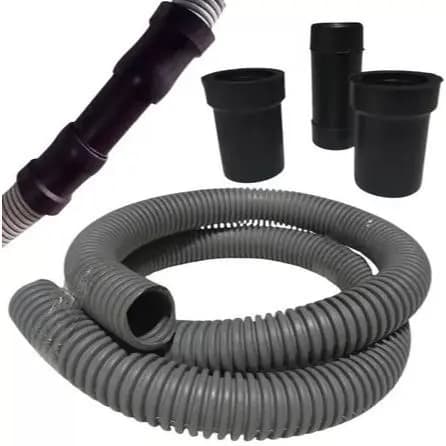 Kit Extensor Mangueira Máquina de Lavar 1 m + Emendas Universal Alta Resistência
