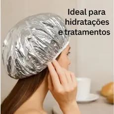 Touca Térmica Metalizada Alumínio para Hidratação Capilar – Tratamento  Eficiente e Rápido