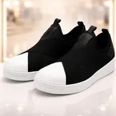 Tênis Slip On Calce Fácil Feminino/Masculino Sem Cadarço Ortopédico Uso Casual e Academia Promoção