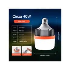 Lâmpada LED com base retrátil, lâmpada com falta de energia doméstica, 27 parafusos