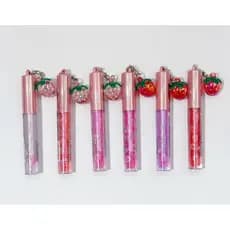 Gloss magic morango Efeito de maquiagem natural, brilhante