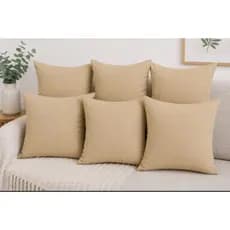 Kit com 4 Capas de Almofadas Decorativa 40x40 Tecido Oxford Premium Liso