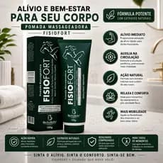 Pomada Massageadora Fisiofort 150g Bio Instinto Alívio Imediato Dores Musculares Cansaço Original