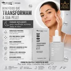 Sérum Facial Primer Hidratante Oilfree Noite Max Love