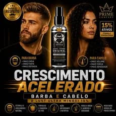 Tônico Capilar D’lust Ultra Minoxi 15% Ativos 120ml  Original Crescimento Acelerado Barba e Cabelo Sobracelha