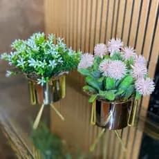 Vaso Decorativo Cerâmica com Flor