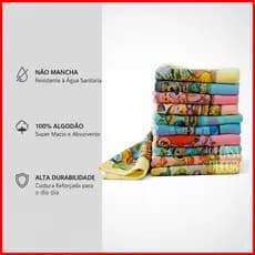 Kit 10 Panos de Prato DIRETO DA FÁBRICA Original Não Desbota