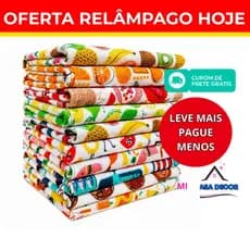 Kit 10 Pano De Prato Atoalhado Felpudo em Algodao