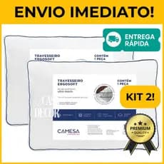 PROMOÇÃO Par Travesseiro PREMIUM Camesa Padrão Hotel Fim Da Dor Pescoço