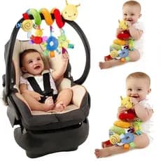Móbile Centopeia Espiral Sensorial  Carrinho Bebe Conforto E Berço Brinquedo Anti Estresse