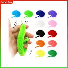 6/12/24pcs Lagarta Mágica Adereços mágicos Lagarta de pelúcia/mágico engraçado Brinquedo infantis