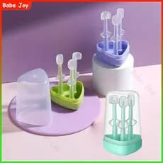 3/1 pçs silicone escova dentes Recém-Nascido Língua Limpeza Oral 0-2 Anos Escova Dentes treinamento