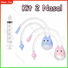 kit De Limpeza nasal Para Bebês Contém Seringa De Lavagem E Sucção Limpa De Bebê