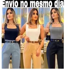 QUADRADO Body Feminino Regata Alcinha Liso Forrado Suplex Casual