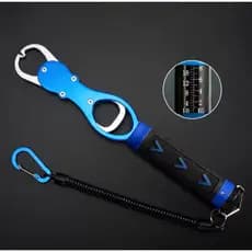 Alicate de pesca com Balança 18kg de alumínio ,alicate de pega Peixe, cor azul ou vermelho