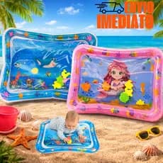 Tapete Infantil Bebê Inflável Água Atividades Sensorial Almofada Menino e Menina