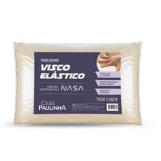 Travesseiro Antialérgico Nasa 70x50cm Viscoelástico Antiácaro
