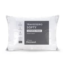 Travesseiro Micropercal Softy Suporte Firme 70cm x 50cm Enchimento Silicone 70cm x 50cm