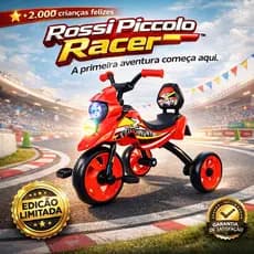 Triciclo Infantil Estilo Moto Vermelho Seguro Confortavel Resistente Diversao Criancas