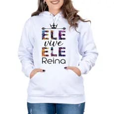 Blusa Moletom Canguru Ele Vive Yeshua Estampado Gospel Religioso Flanelado Cristão Leão de Judá Cordeiro de Deus