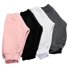 Kit de 3 Calça de Moletom Unissex Menino e Menina Para Bebê Envio já algodão quentinho felpado
