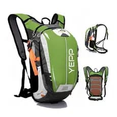 Mochila de Hidratação YEPP 18L com Refil de 2 Litros | Impermeável | Refletiva | Ciclismo, Trilha, Motociclismo e Campin