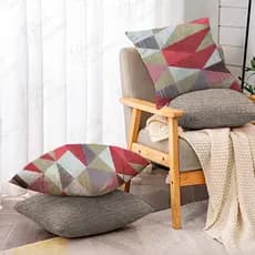6 Capas Para Almofadas Com Ziper Varias Cores e Estampas -AL